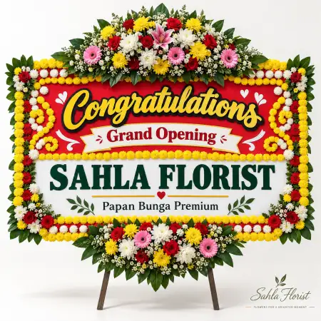 Papan Bunga Ucapan Selamat Giic